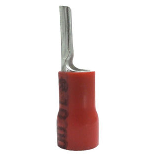 Terminal Cobre Estanhado a Compressão Pino Pre-Isolado 10,00 mm² Vermelho