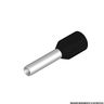 Terminal Cobre Estanhado a Compressão Pino Tubular (Ilhos) Pre-Isolado 1,50 mm² Preto