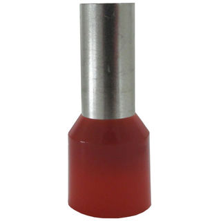 Terminal Cobre Estanhado a Compressão Pino Tubular (Ilhos) Pre-Isolado 35,00 mm² Vermelho