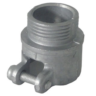 Conector BOX Reto Alumínio 3/4P com Rosca BSP sem Vedação