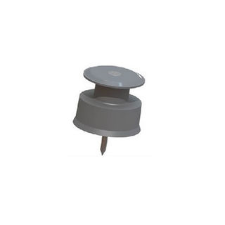 Isolador PVC Roldana Modelo 24 24x20 mm com Prego