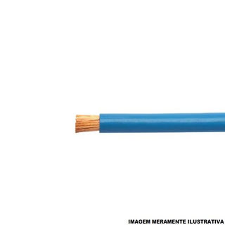 Cabo Cobre Isolado PVC 70G 750V V 1X 4,00 MM2 Flexível Azul NBR 247-3 1150602401