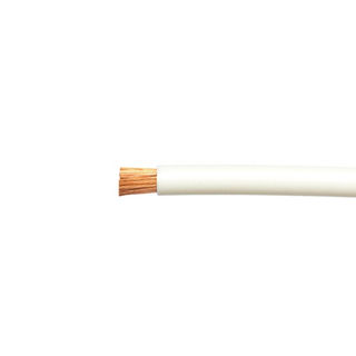 Cabo Cobre Isolado PVC 70G 750V 1x 6,00 mm² Flexível Branco NBR 247-3 Classe 5