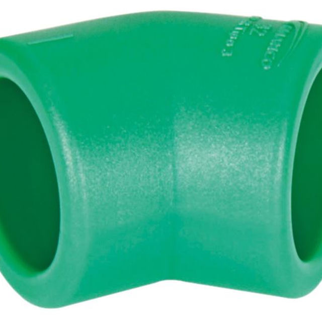 Joelho 45G Fêmea/Fêmea 25 mm PPR Verde Água Quente