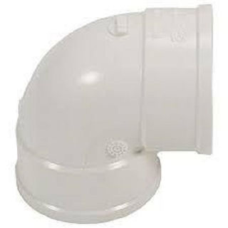 Joelho PVC 90G 40 mm Classe 8 Branco Esgoto