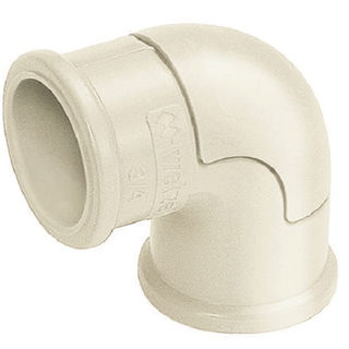 Cotovelo PVC 90G para Eletroduto 3/4P sem Rosca Branco