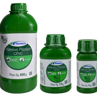 Adesivo Frasco para Tubos e Conexões 175GR com Pincel Aplicador Super CPVC Flowguard Água Quente