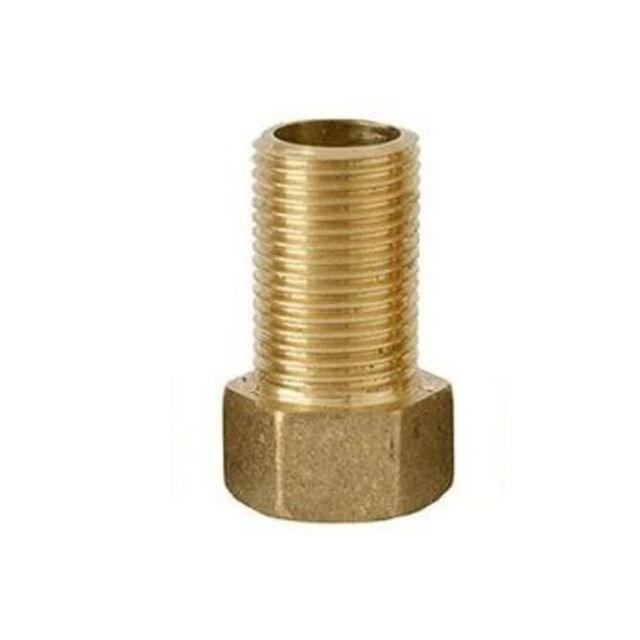 Prolongador Latão Curto para Torneira 1/2P 25 mm