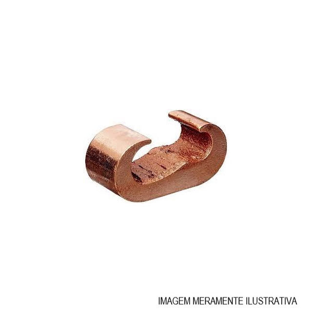 Conector Cobre a Compressão para Aterramento Emenda/Derivação Cabo-Cabo P:35,00-70,00 mm² D:16,00-70,00 mm²