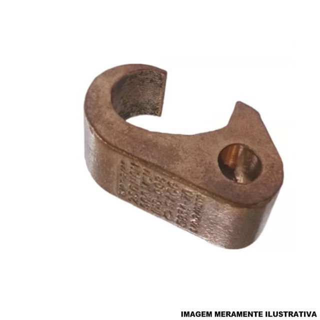 Conector Cobre a Compressão para Aterramento Cabo-Haste Cabo 50,00-70,00 mm² Haste 1/2P-5/8P